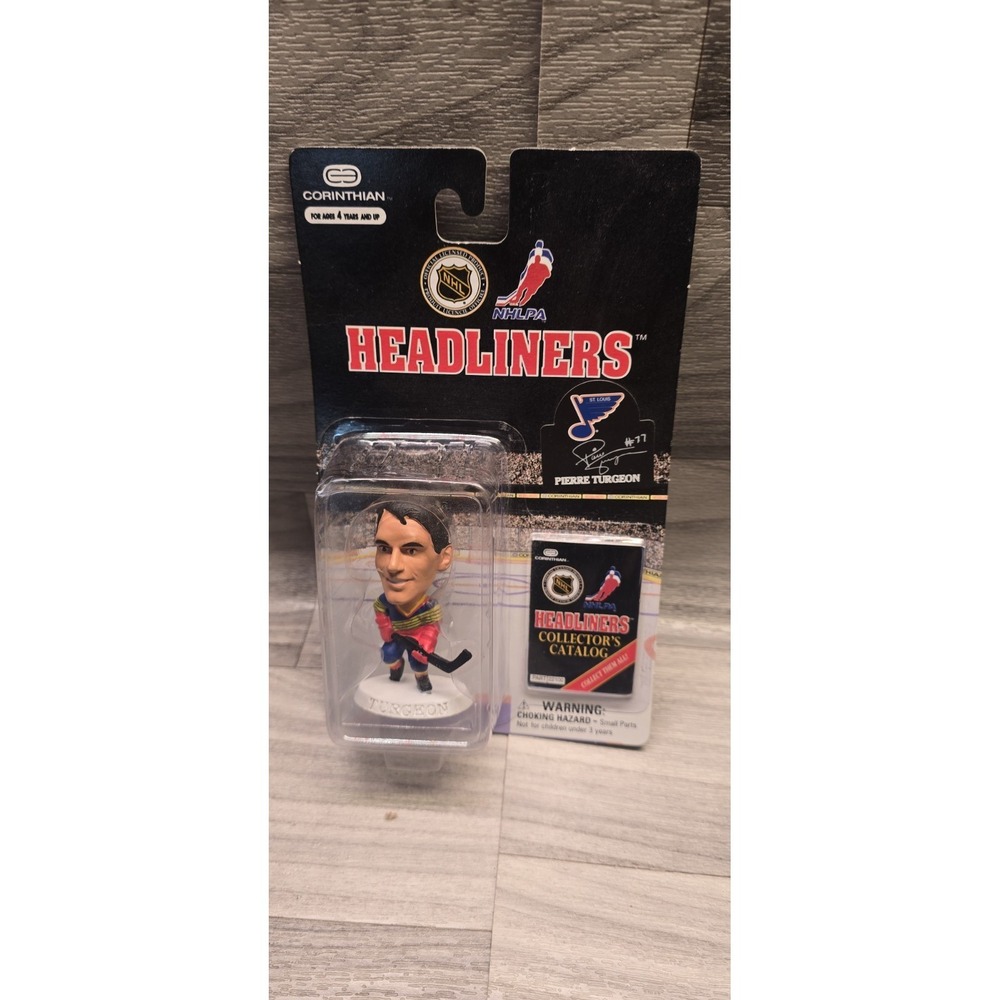 Headliners NHLPA Pierre Turgeon Mini Figurine Corinthian, Sealed